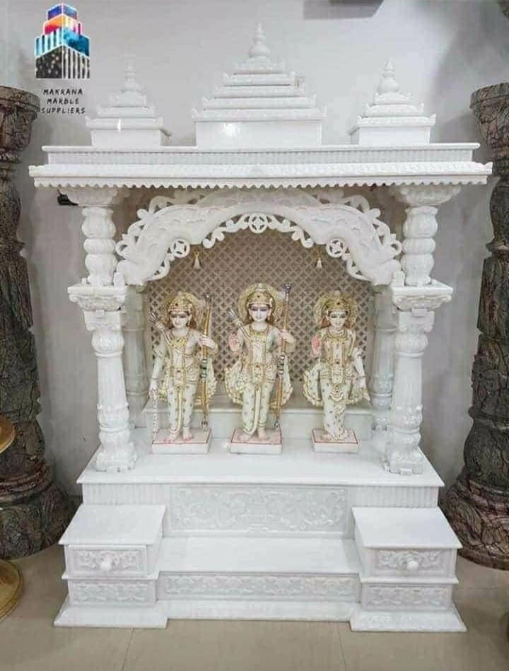 White Marble Carved Temple
