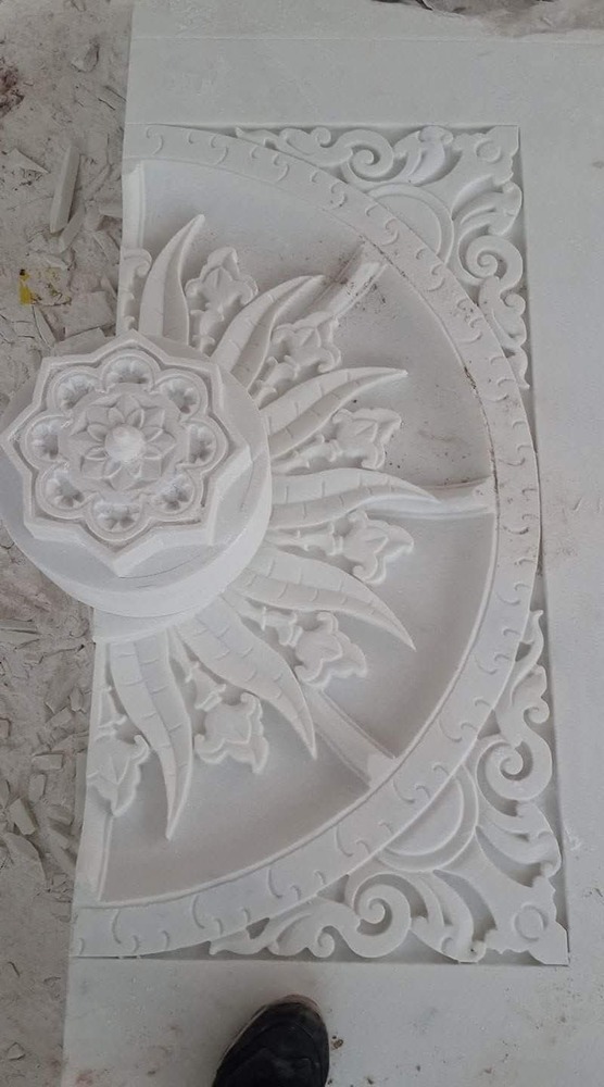 Stylish Marble Temple Cabin Work