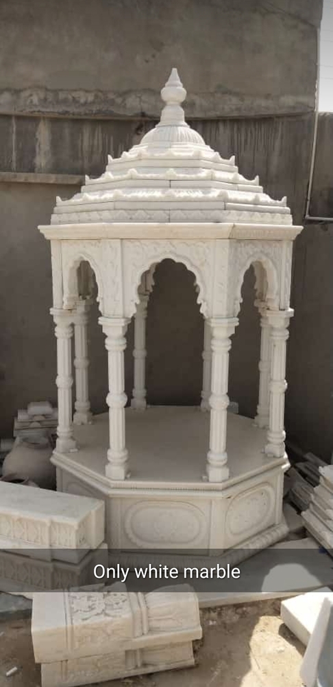 Outdoor Marble Carved Temple