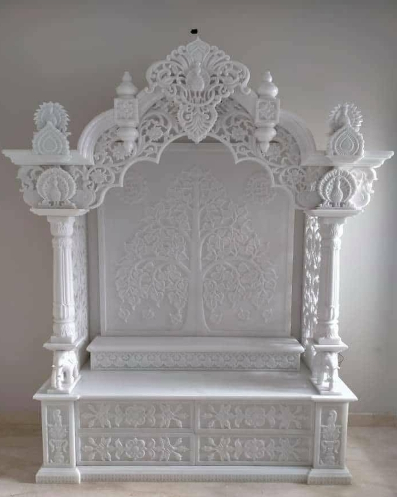 Outdoor Marble Carved Temple
