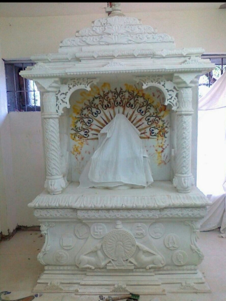 Outdoor Marble Carved Temple