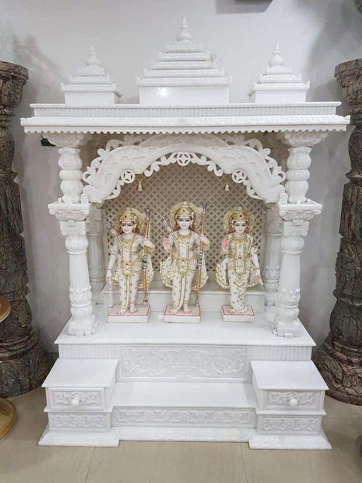 Marble Carved Temple For Home