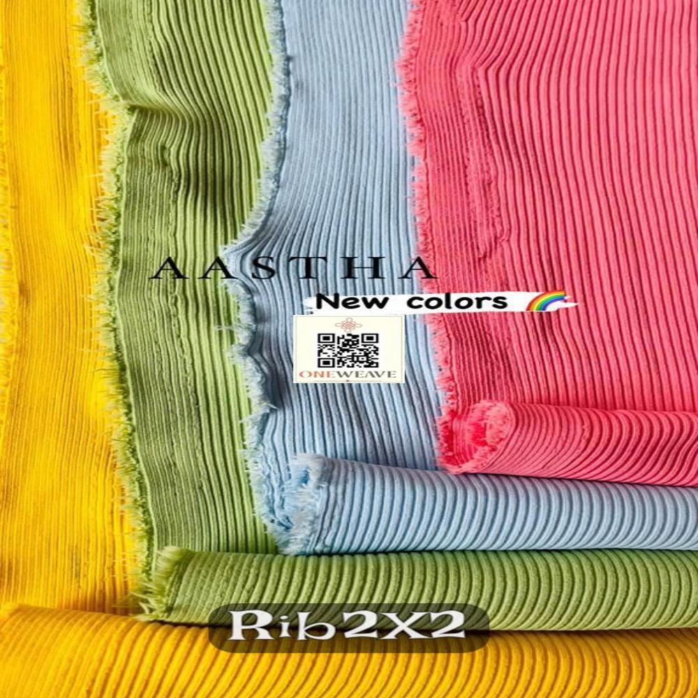 RIB2*2 POLYESTER LYCRA FABRIC