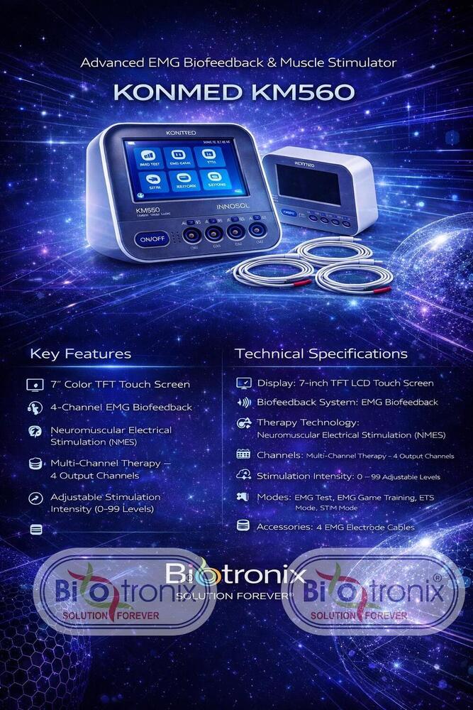 Konmed KM-560 Biofeedback Device with Electrical Muscle Training
