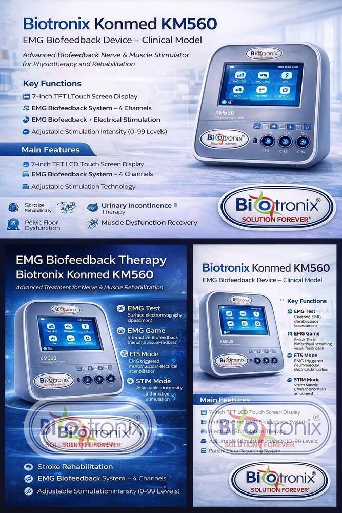 Konmed KM-560 Advanced Biofeedback Device with Clinical Functions