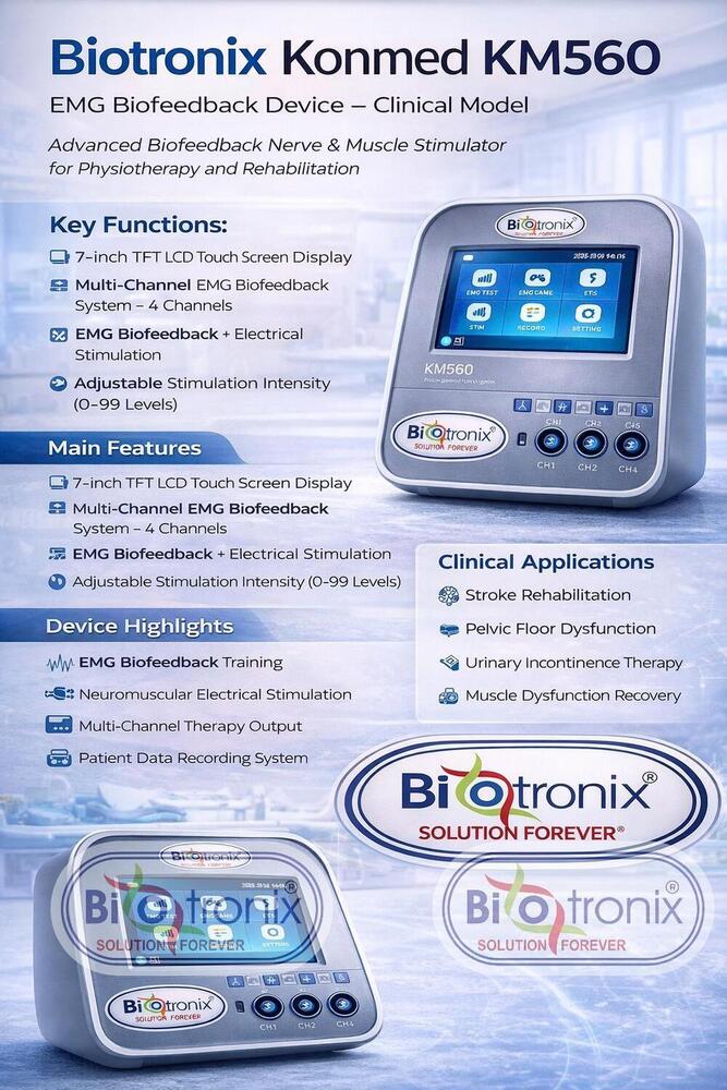 Konmed KM-560 Professional Biofeedback Equipment with Rehab Programs