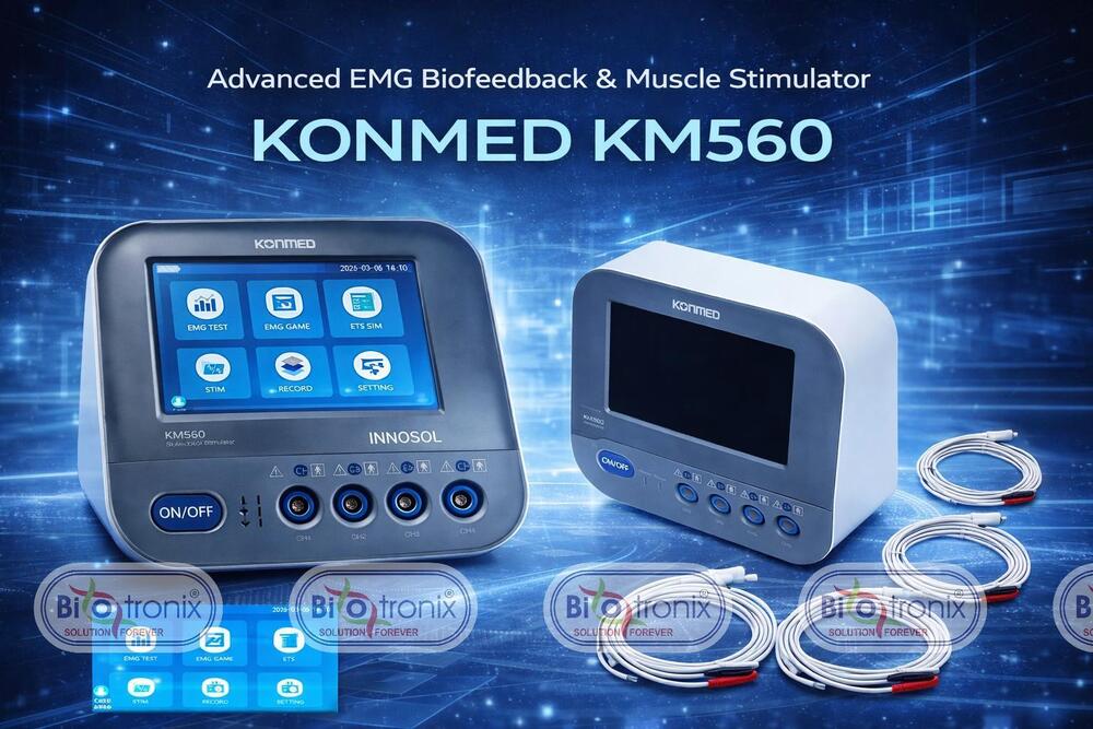 Konmed KM-560 4 Channel EMG Biofeedback Device for Rehab Clinics