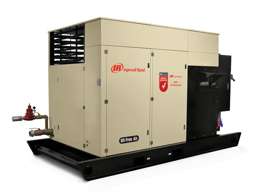 Ingresoll Rand Oil Free Screw Air Compressor - Lubrication Type: Oil-Free