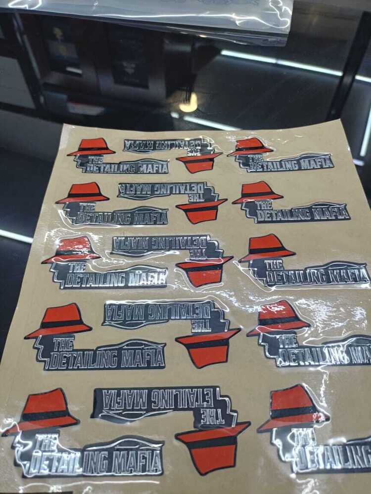 Mafia Hat Metal Sticker