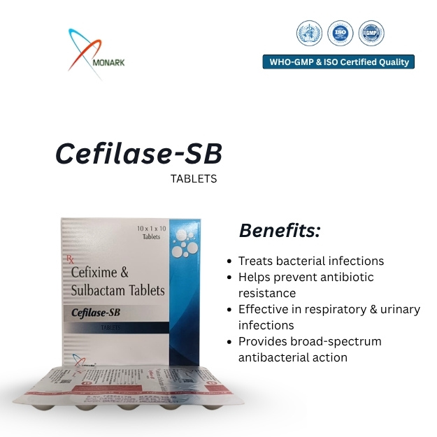 Cefixime 200mg + Sulbactam 150mg Tablet 