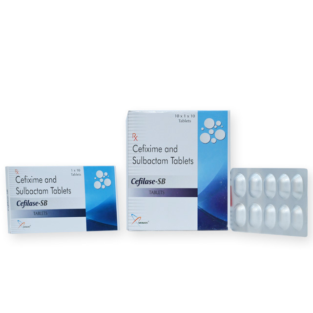 Cefixime 200mg + Sulbactam 150mg Tablet - Drug Type: General Medicines