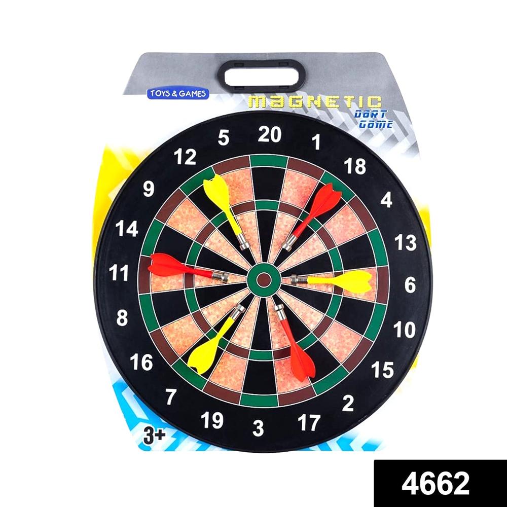 Portable Magnetic Score Dart Board Set - Color: Mix