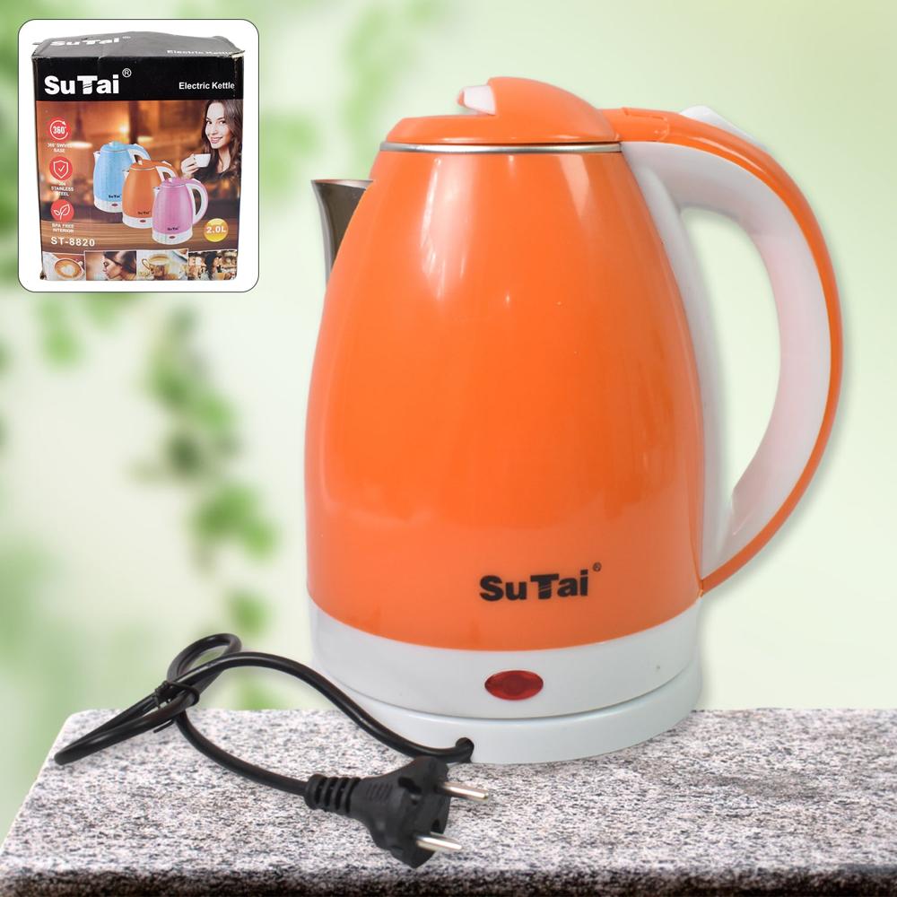 Electric Kettle Boil Dry Protection, Auto Shut Off (1500, 2000W / 2 Ltr.) - Color: Mix