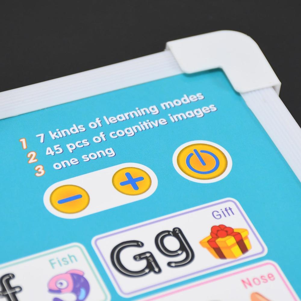 Learning Board 2in1 Educational PAD for Kids Musical Board for Alphabet ABC Learning Toy Play Mat, Drawing with One Doodle Pen