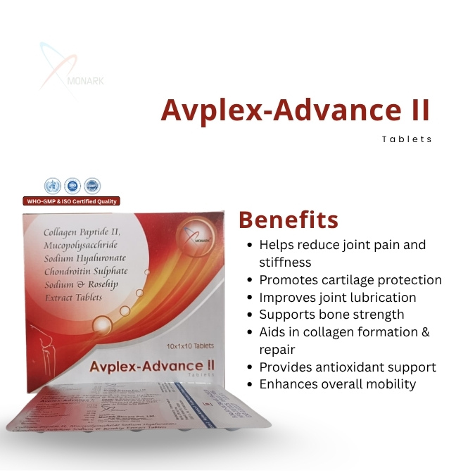 Rosehip Extract 375mg + Mucopolysacchride 220mg + Collagen Peptide Type II 50mg + Sodium Hualuronate 30mg + Chondroitin Sulhpate Sodium 200mg + Vitamin C 35mg + Vitamin D3 1000IU (FOOD)