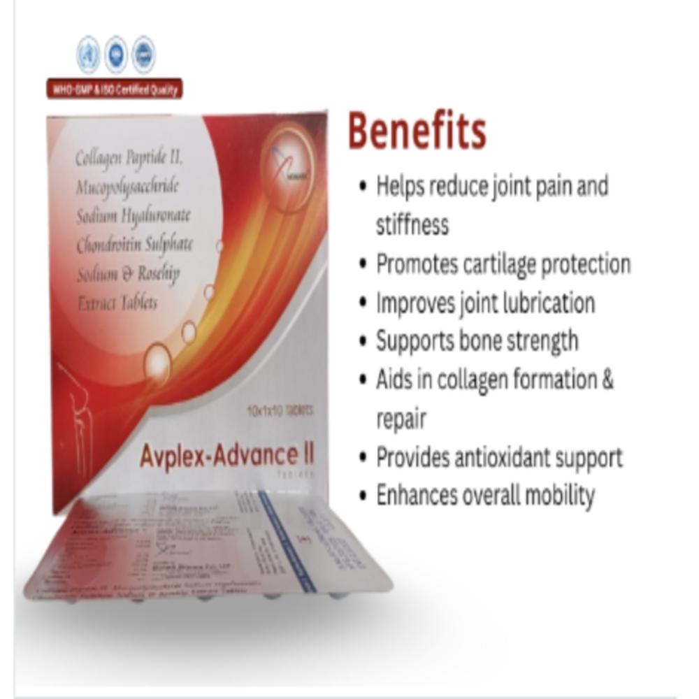 Rosehip Extract 375mg + Mucopolysacchride 220mg + Collagen Peptide Type II 50mg + Sodium Hualuronate 30mg + Chondroitin Sulhpate Sodium 200mg + Vitamin C 35mg + Vitamin D3 1000IU (FOOD)