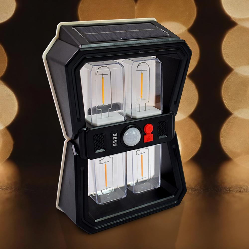 Solar Wall Lantern Light with 3 Modes, Motion Sensor (1 Pc)