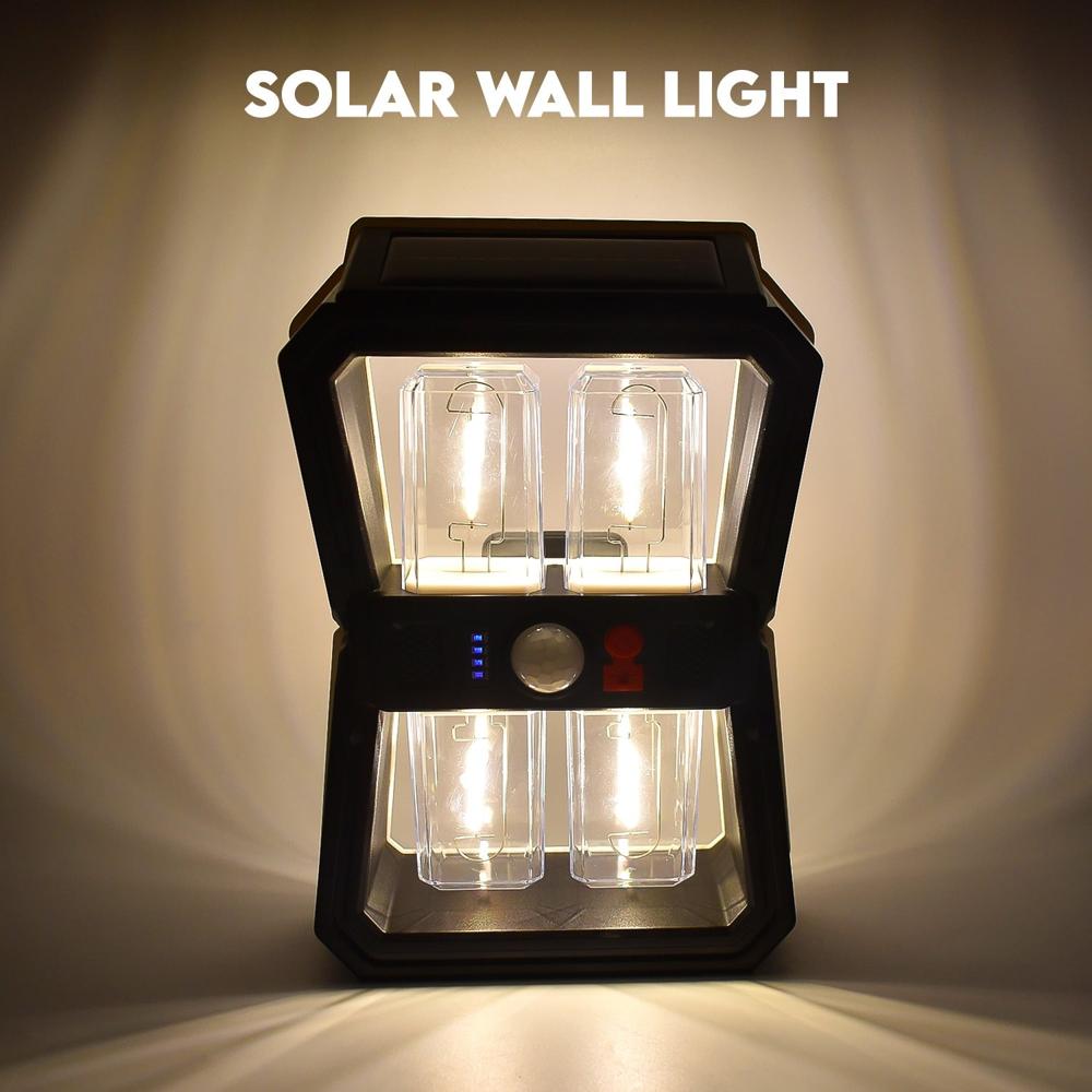 Solar Wall Lantern Light with 3 Modes, Motion Sensor (1 Pc)