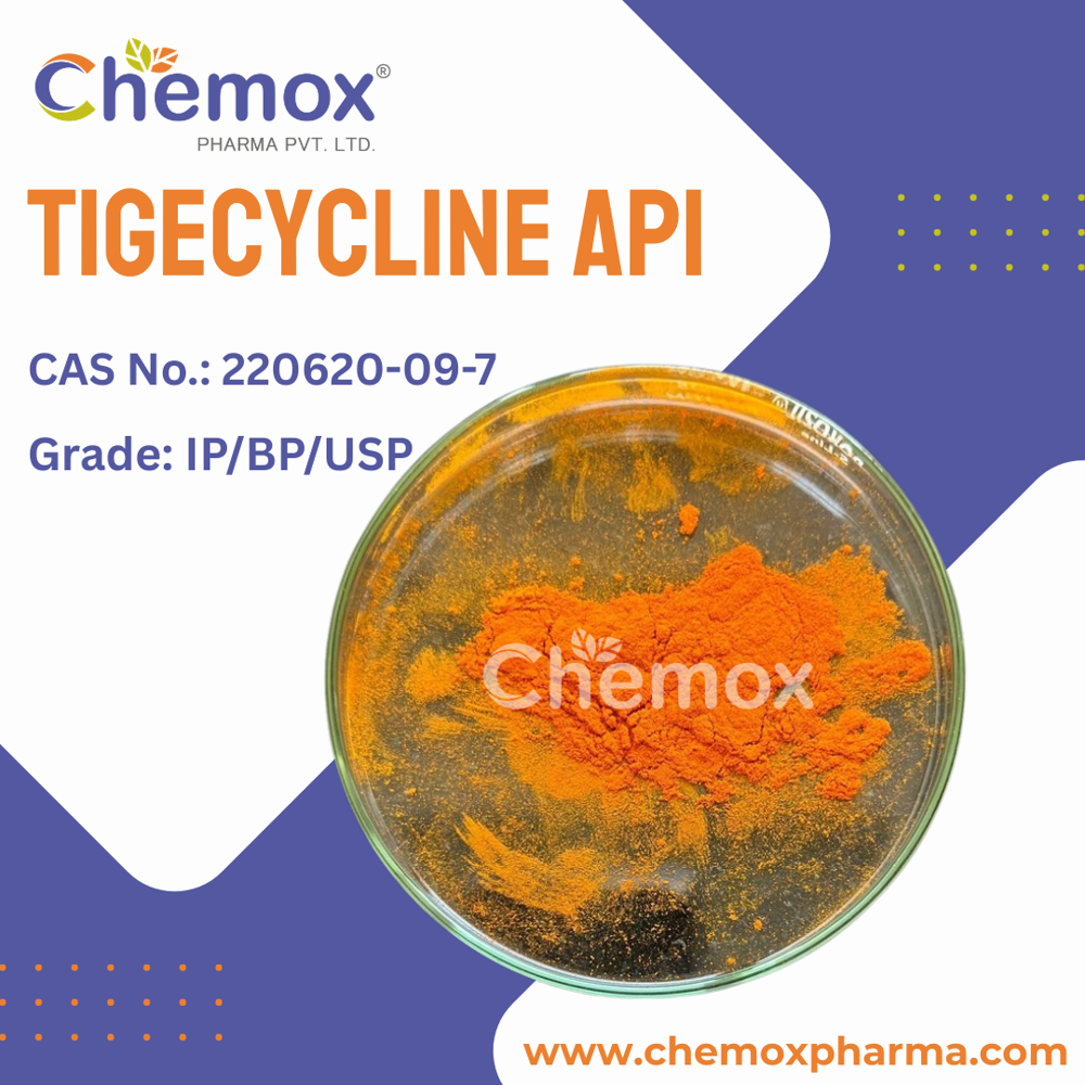 Tigecycline API Manufacturer India IP BP USP Grade CAS 220620-09-7