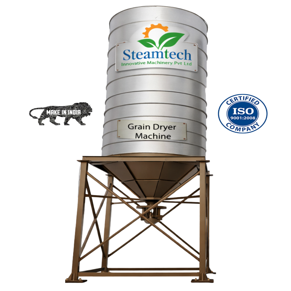 Industrial Grain Dryer Machine for Rice Mills & Processing Units | Continuous Automatic Moisture Removal System