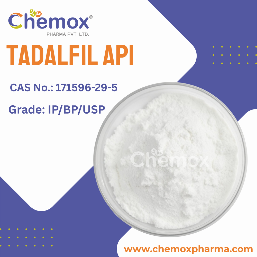 Tadalafil API Manufacturer India IP BP USP Grade CAS 171596-29-5