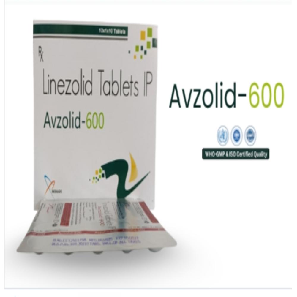 Linezolid 600mg Tablet (Under Dpco) - Brand Name: Avzolid-600