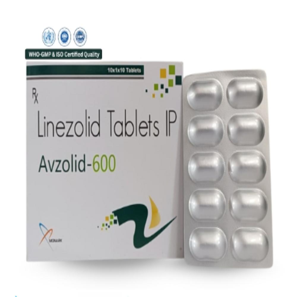 Linezolid 600mg Tablet (Under Dpco) - Brand Name: Avzolid-600