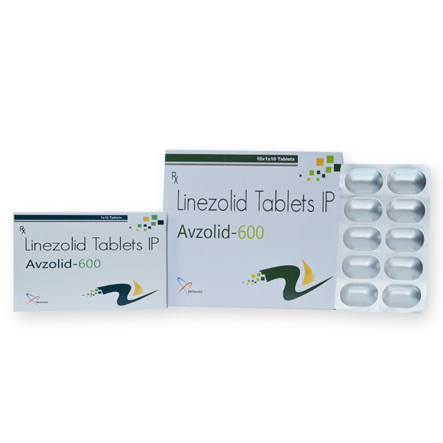 Linezolid 600mg Tablet (Under Dpco) - Brand Name: Avzolid-600