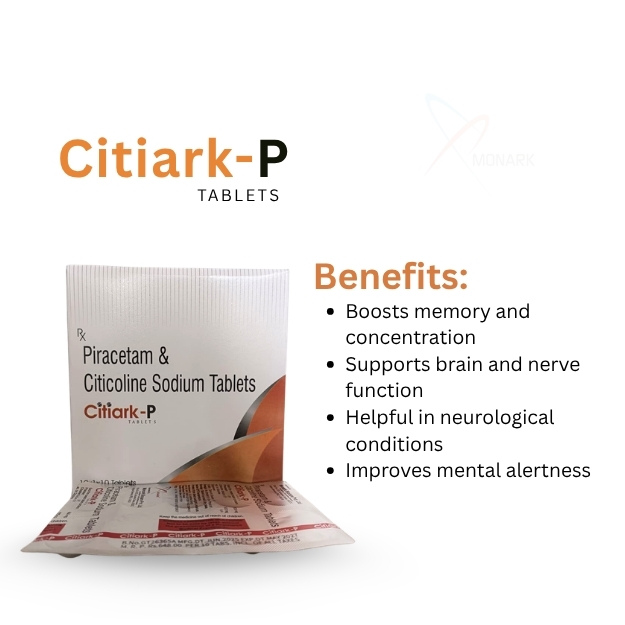 Citicolin 500mg + Piracetam 800mg Tablet