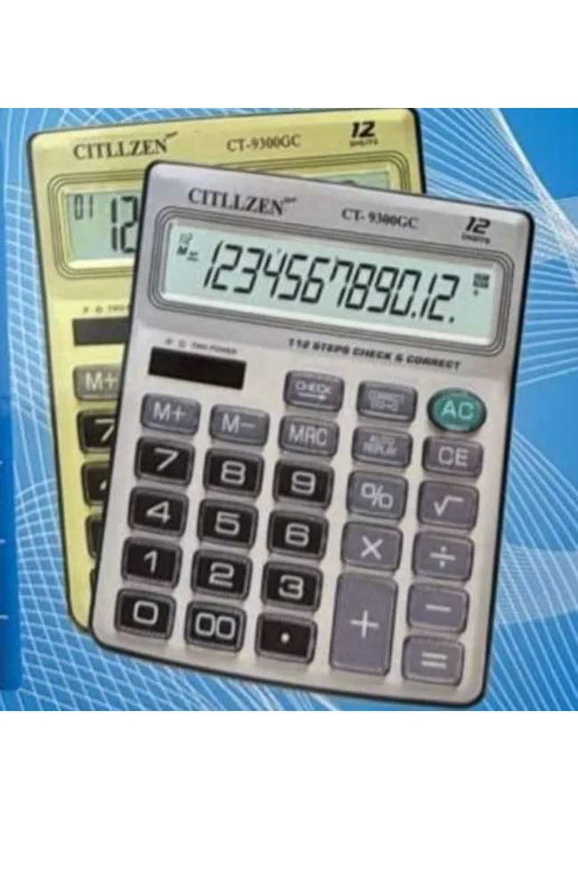 Citllzen Ct-9300gc Basic Electronic Calculator. - Color: Any Color