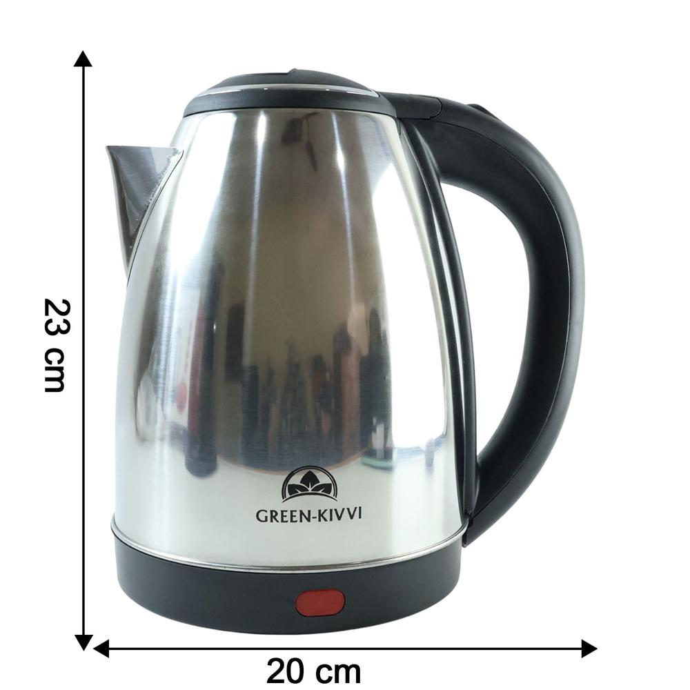 Electric Stainless Steel Kettle (1800ML, 1 Pc)