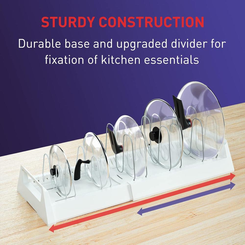 Pots and Pans Organizer Rack for Under Cabinet