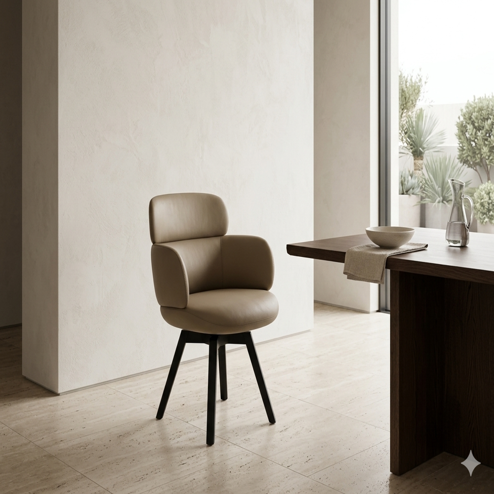 Minimalist Modern Dining Arm Chair