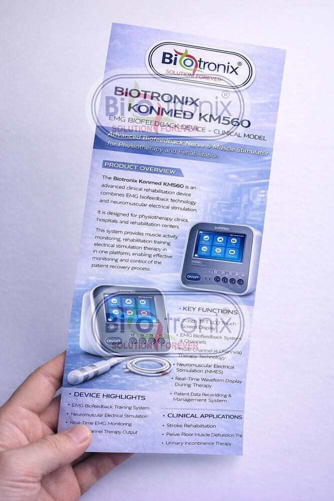 Konmed KM-560 EMG Biofeedback Device with Muscle Strength Programs