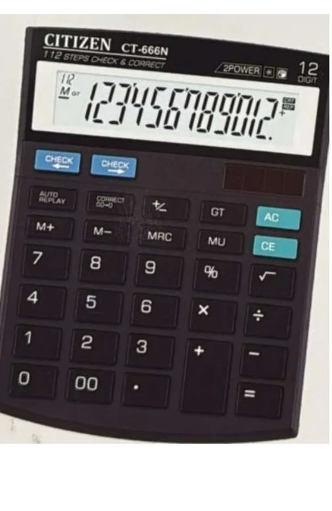 Citizen CT-666N Calculator