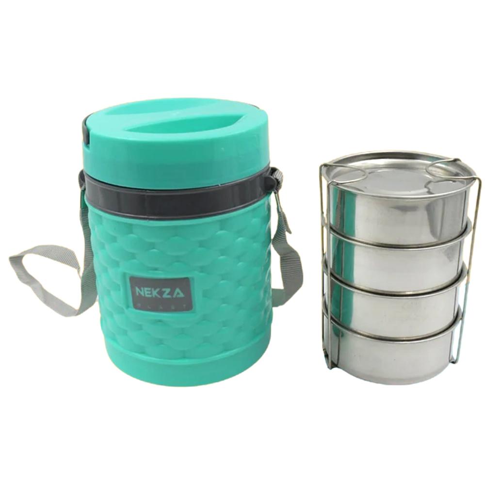 Double Wall Insulated Tiffin with Handle (1 Pc) Stackable, Hot Food Container