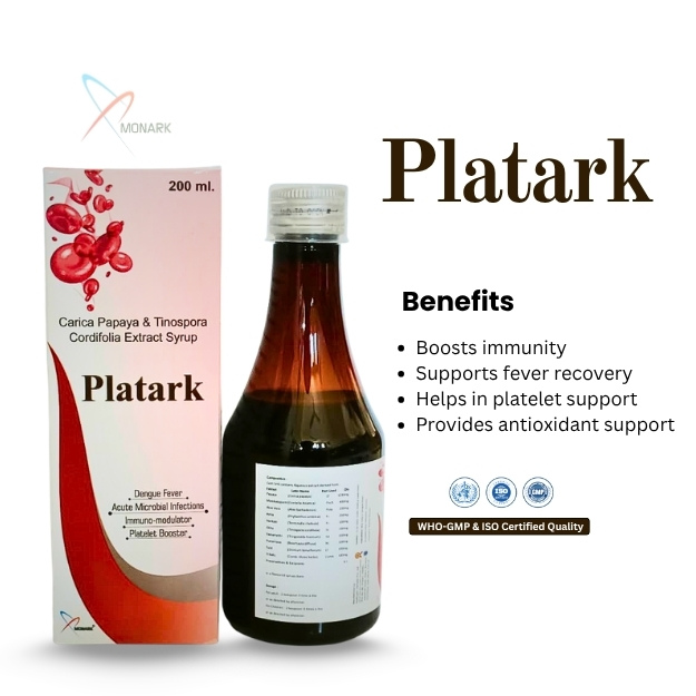 Carica Papaya Leaf , Tinospora Codifoila Extract Ayurvedic syp Monocarton