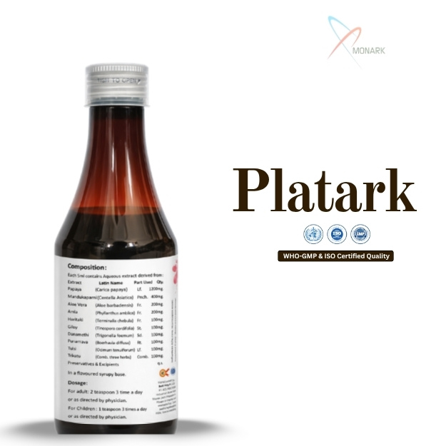 Carica Papaya Leaf , Tinospora Codifoila Extract Ayurvedic syp Monocarton