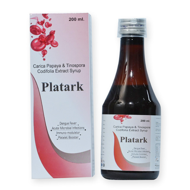 Carica Papaya Leaf , Tinospora Codifoila Extract Ayurvedic syp Monocarton