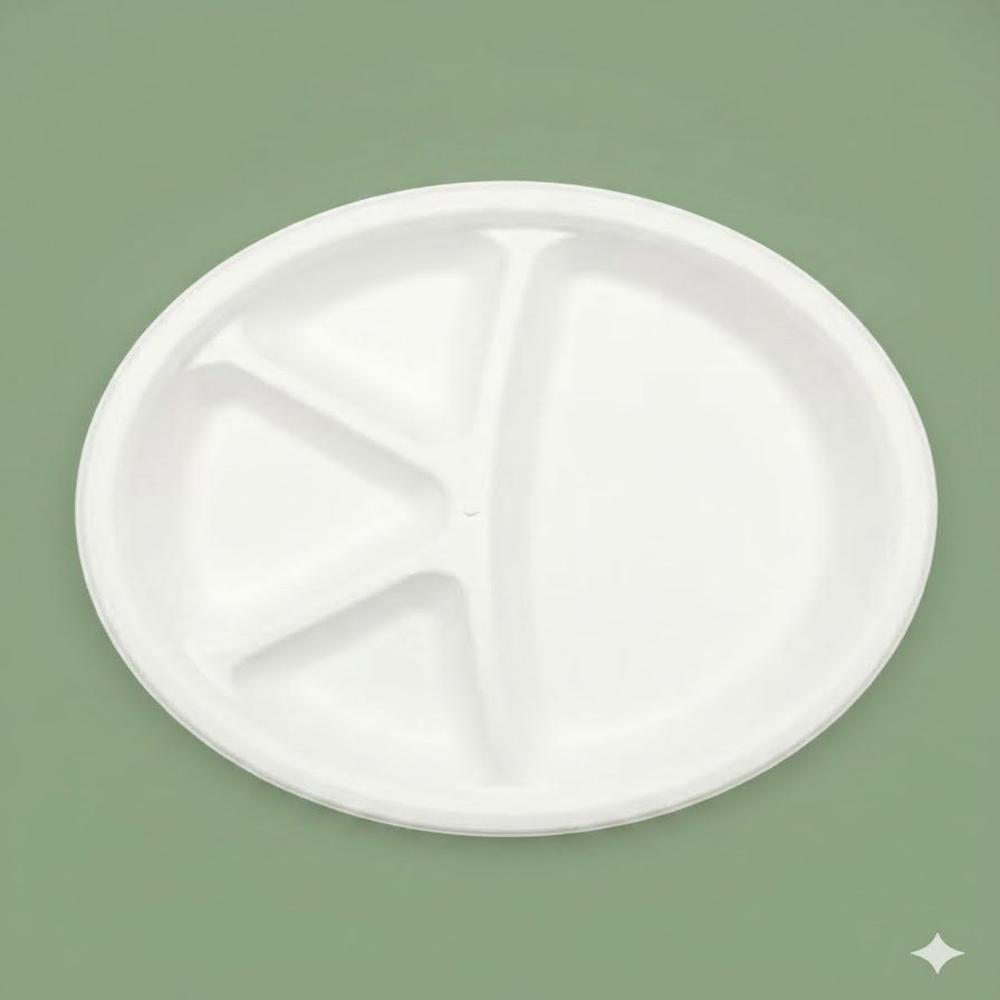 Round Plain Plate 11''- 4Cp - Application: Serving Food At Restaurants