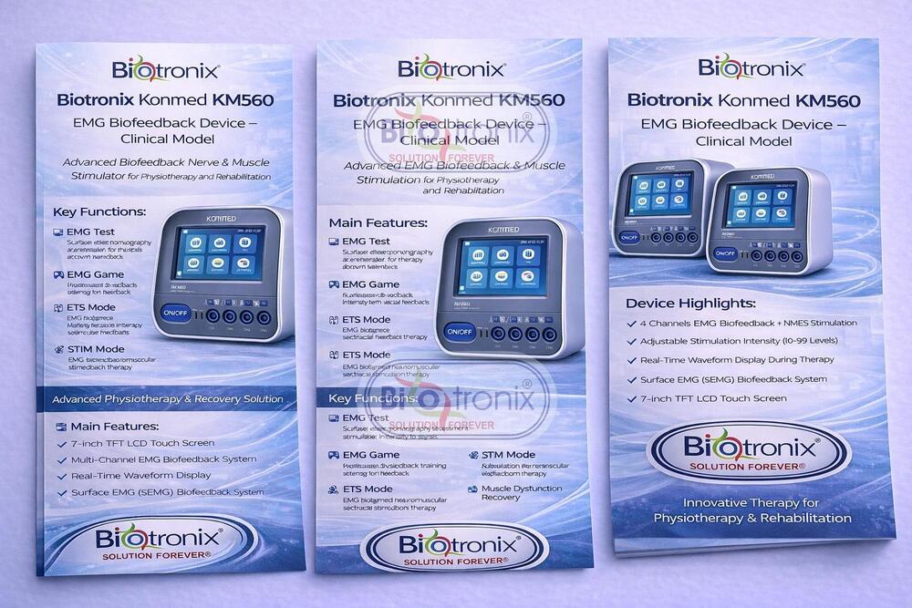 Konmed KM-560 Physiotherapys Biofeedback Device with EMG Analysis