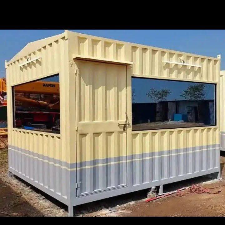 Ms Portable Security Cabin - Color: Red