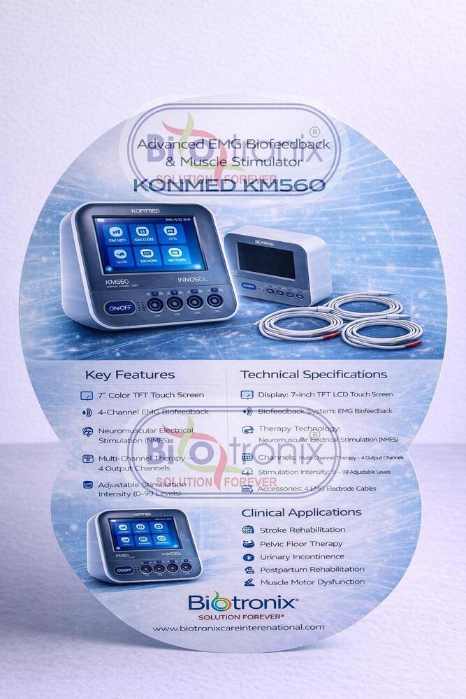 Konmed KM-560 Physiotherapys Biofeedback Device with EMG Analysis