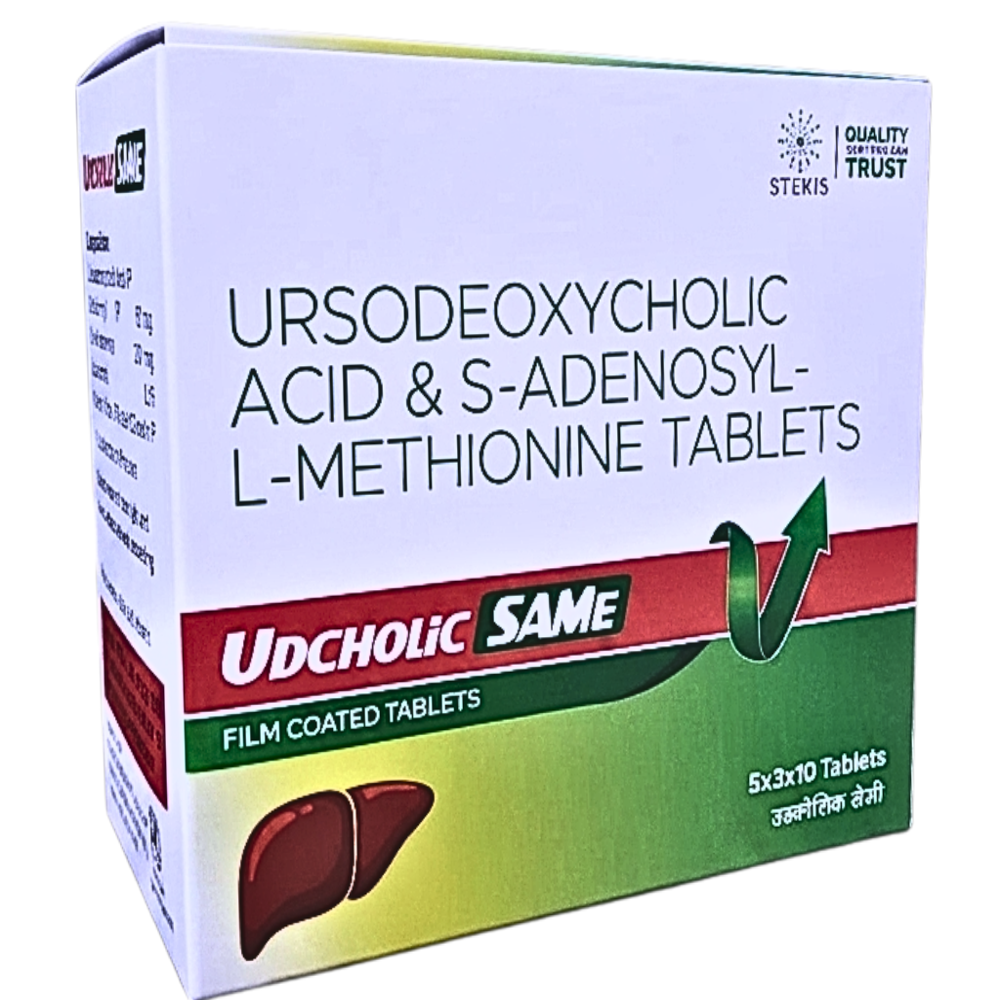Ursodeoxycholic Acid & S-adenosyl-l-methionine Tablets - Brand Name: Udcholic Same