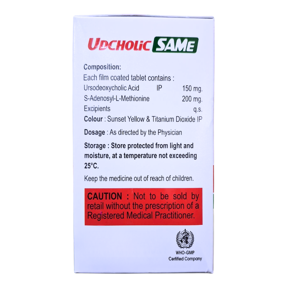 Ursodeoxycholic Acid & S-Adenosyl-L-Methionine Tablets