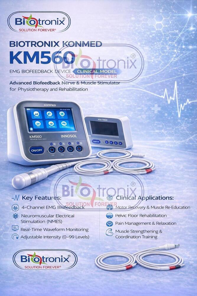 Konmed KM-560 EMG Biofeedback Machine for Clinical Applications