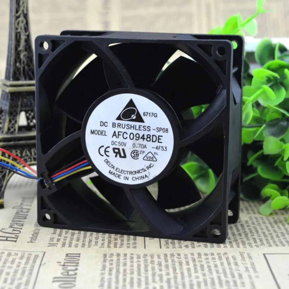 DELTA AFC0948DE 50V DC 0.70A 9238mm Ball Bearing Industrial Inverter Axial Cooling Fan