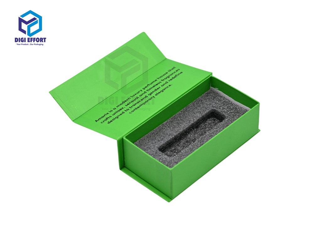 Green Magnetic Rigid Box