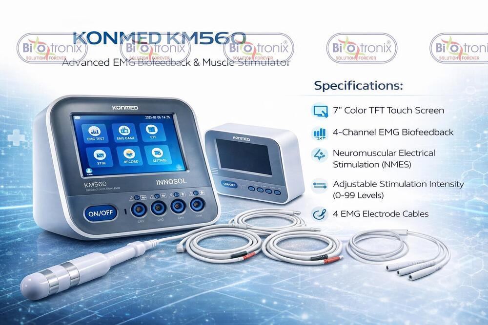 Konmed KM-560 4 Channel EMG Biofeedback System with Rehab Features