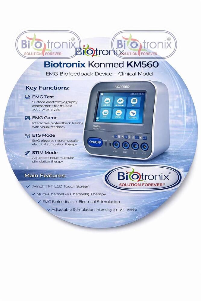 Konmed KM-560 EMG Biofeedback Device with Clinical Monitoring
